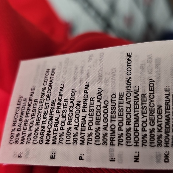 Adidas Red and Blue Track First TT Jacket Size Small NWT - Picture 10 of 11